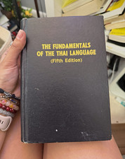 The Fundamentals of the Thai Language Fifth Edition Hardcover Textbook Eng/Thai