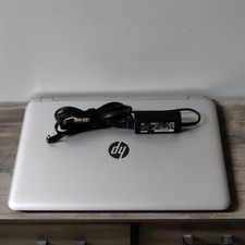 As is HP Pavilion Notebook Laptop Silver Black with Charger Built-in Webcam
