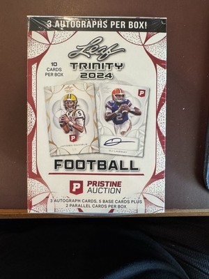 2024 Leaf Trinity Football Blaster Box Sealed