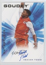 2021 Upper Deck Goodwin Champions Goudey Auto Isaiah Todd #GA-IT Auto 3pu