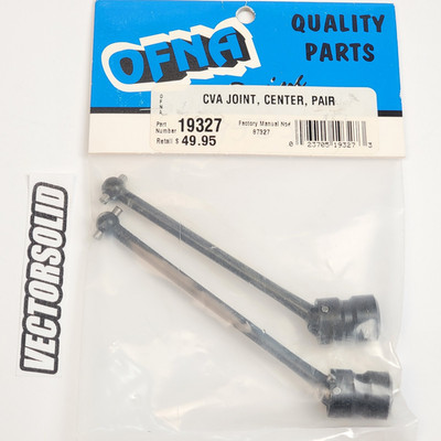 Vintage Ofna 19327 CVA Joint Center Driveshafts Pair For Ofna RC Car New In Bag