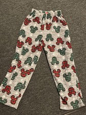 Kids Unisex Disney Flannel Pajama Pants Size 10