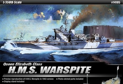 1:350 Academy QUEEN ELIZABETH CLASS ''H.M.S. WARSPITE'' Kit ACD14105 Modellbau