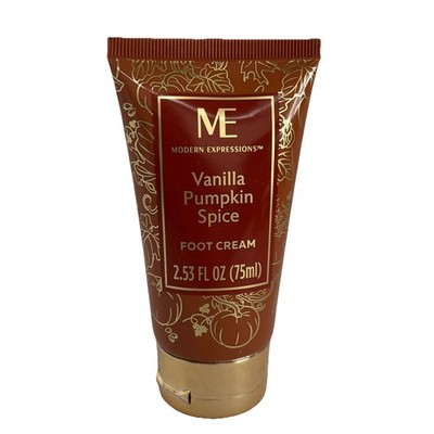 NEW Vanilla Pumpkin Spice Foot Cream, 2.5oz- Daily Use Cream For Feet, All Skin