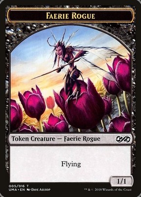 Faerie Rogue Token x1 1x Ultimate Masters NM MTG