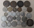US Type Lot Drape Bust Three Cent Silver Large Cents Seated 1853 Rays 1860 1823