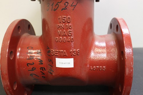 VAG 1 Plattenschieber Absperrventil BETA 136 DN150 PN16 Grauguss GGG50  - Bild 3 von 8