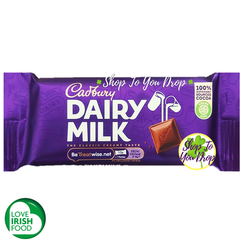 IRISH CADBURY CHOCOLATE DAIRY MILK BARS 53g GIFT BOX HAMPER Birthday Present☘️🍫 - Picture 3 of 22