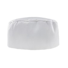 New Hot Popular Pleated Chefs Catering Hat Cook Food Prep Kitchen Round Cap 