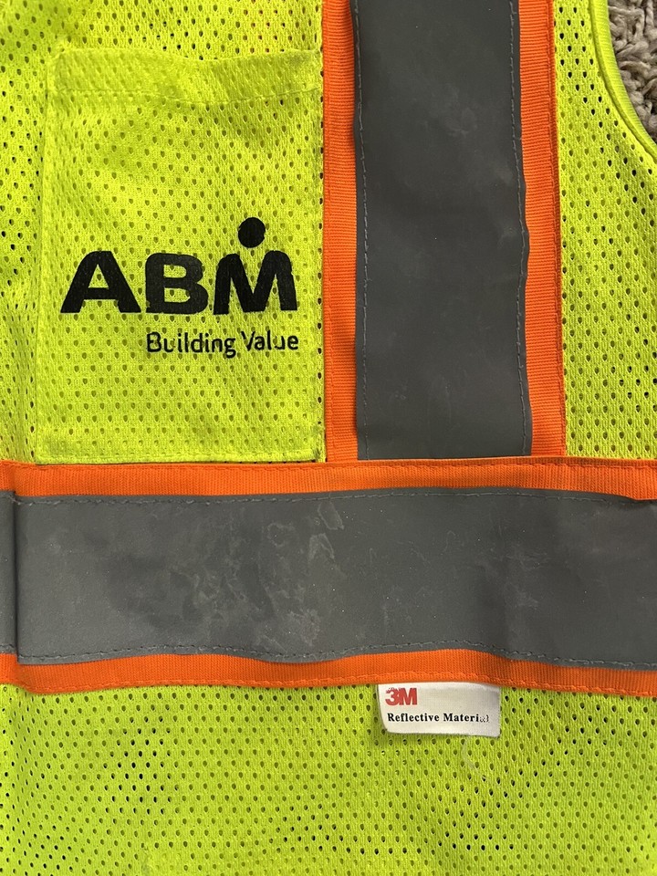 HiViz 3M Reflective Material ABM Warehouse Vest LXL eBay