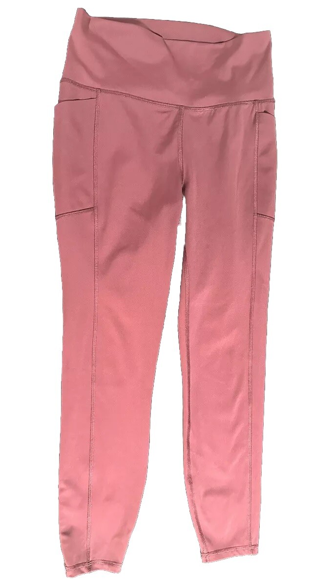 Spyder Women’s Medium Solid Burgandy Leggings Sid… - image 1