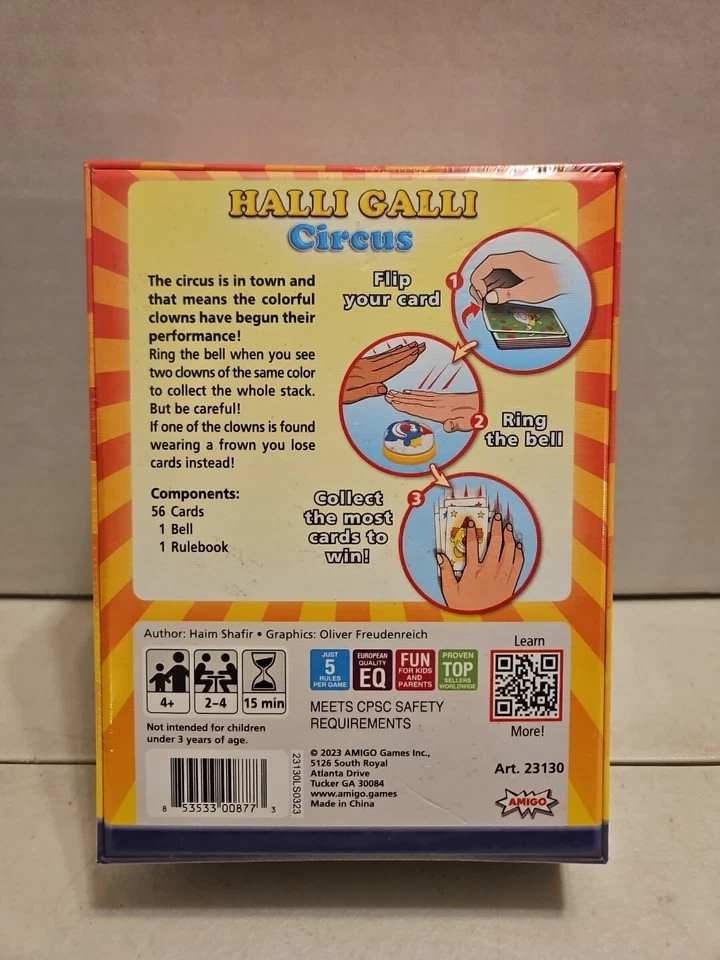 Halli Galli Circus Match Game de Amigo Games - Nuevo y precintado Foto 2 de 4