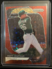 Matt Chapman 2020 Prizm Red Donuts Circle #36/99 - Athletics