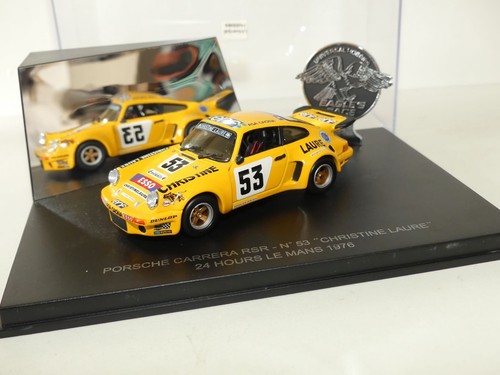 Miniature Porsche 911 Carrera RSR N°53 – 24h Du Mans 1976, Pilote Thierry Sabine