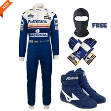 Ayrton Senna 1994 Level 2 Embriodery Kart Racing Suit | Shoes & Gloves | Elite