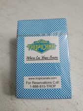 Vintage New & Sealed Tropicana Casino Las Vegas Blue Souvenir Deck Playing Cards