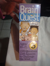 NEW Brain Quest Grade 5 Ages 10-11 1500 Questions to Challenge the Mind