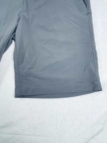 Under Armour Shorts Mens Tagged 36 Waist Gray Loose Heatgear Pockets Buttons - Picture 7 of 18