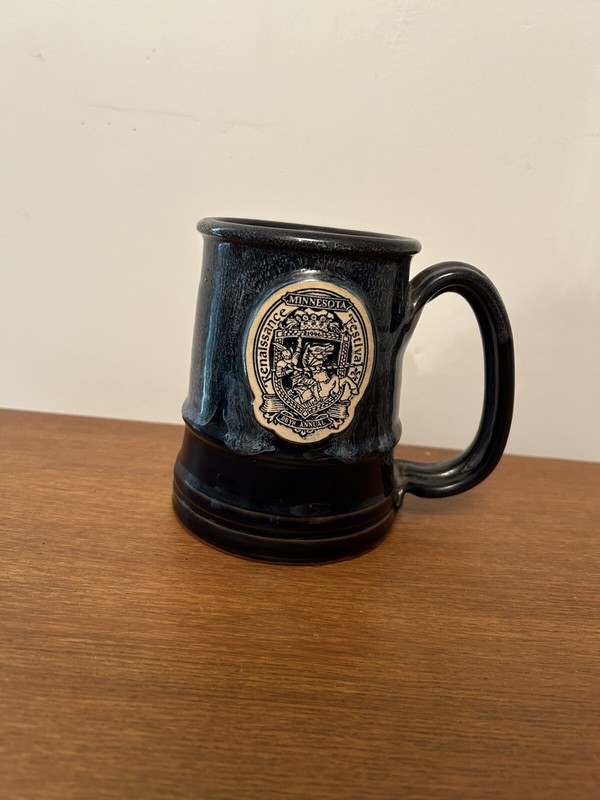 Vtg MN Renaissance Festival 1996 Mug Stein Pottery 26th Annual Limited Edition
