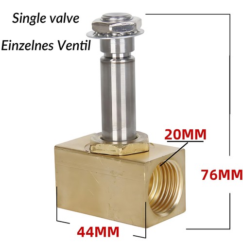 220V 1/2" 3/4" 1" Magnetventil Timing Automatischer Wasserablass Luftkompressor - Bild 12 von 17