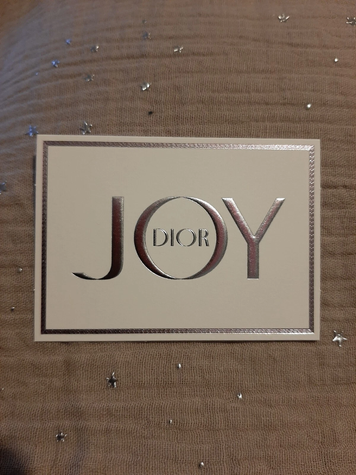 Carte Parfumée   Perfume Card . Dior   joy