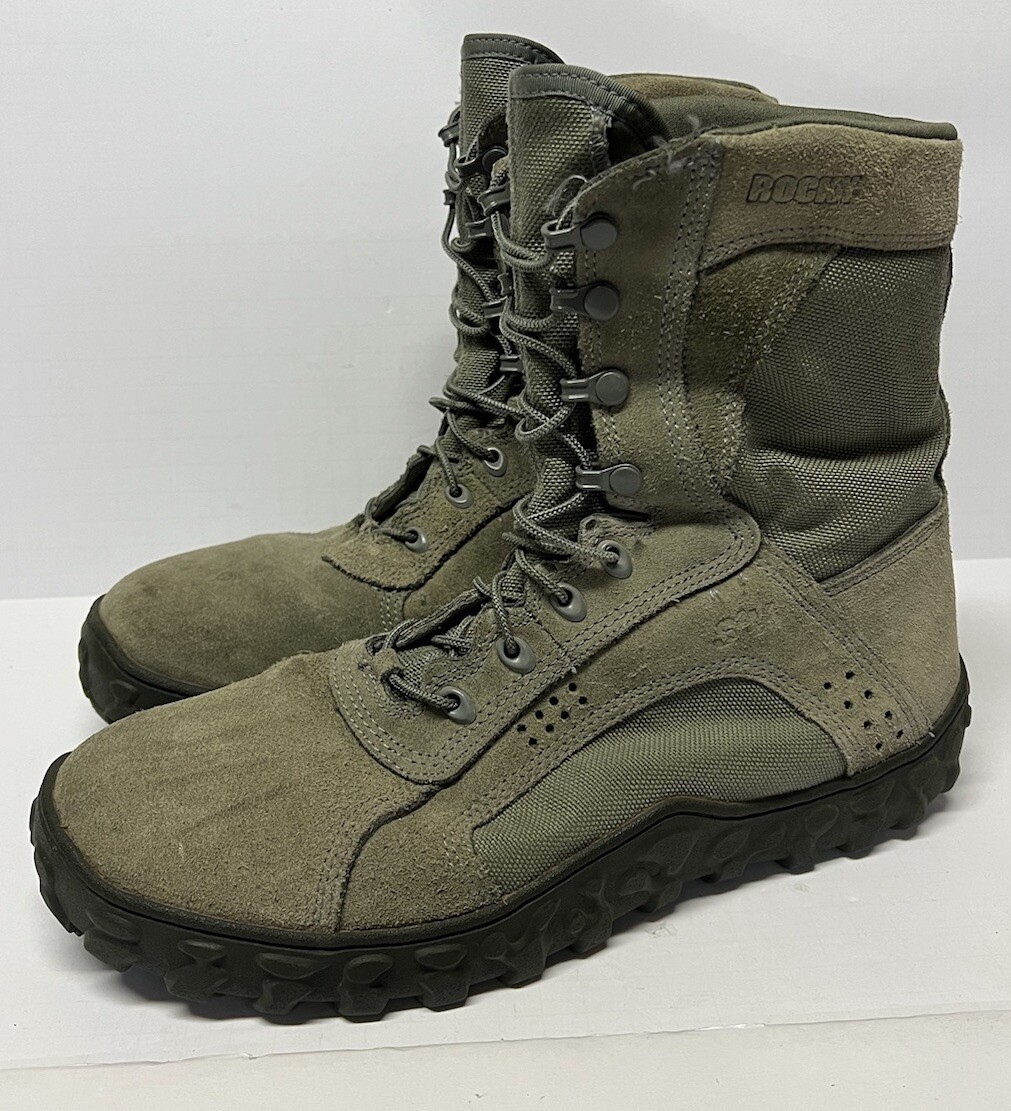 Rocky Sv2 Special Ops Tactical Combat Military Boots Sage Green Mens