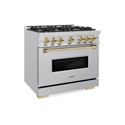 ZLINE 36'' ALL Gas Range Convection Oven GAS COOKTOP Stainless CGRZ-36-G OB