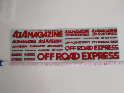 Japan 4x4 Magazine Stickers Offroad Toyota Suzuki Scale Model R/C Rock Crawler - Bild 4 von 4