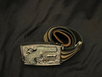 1959 MATTEL TOY 1867 REMINGTON DERRINGER IN BELT BUCKLE & BELT | eBay