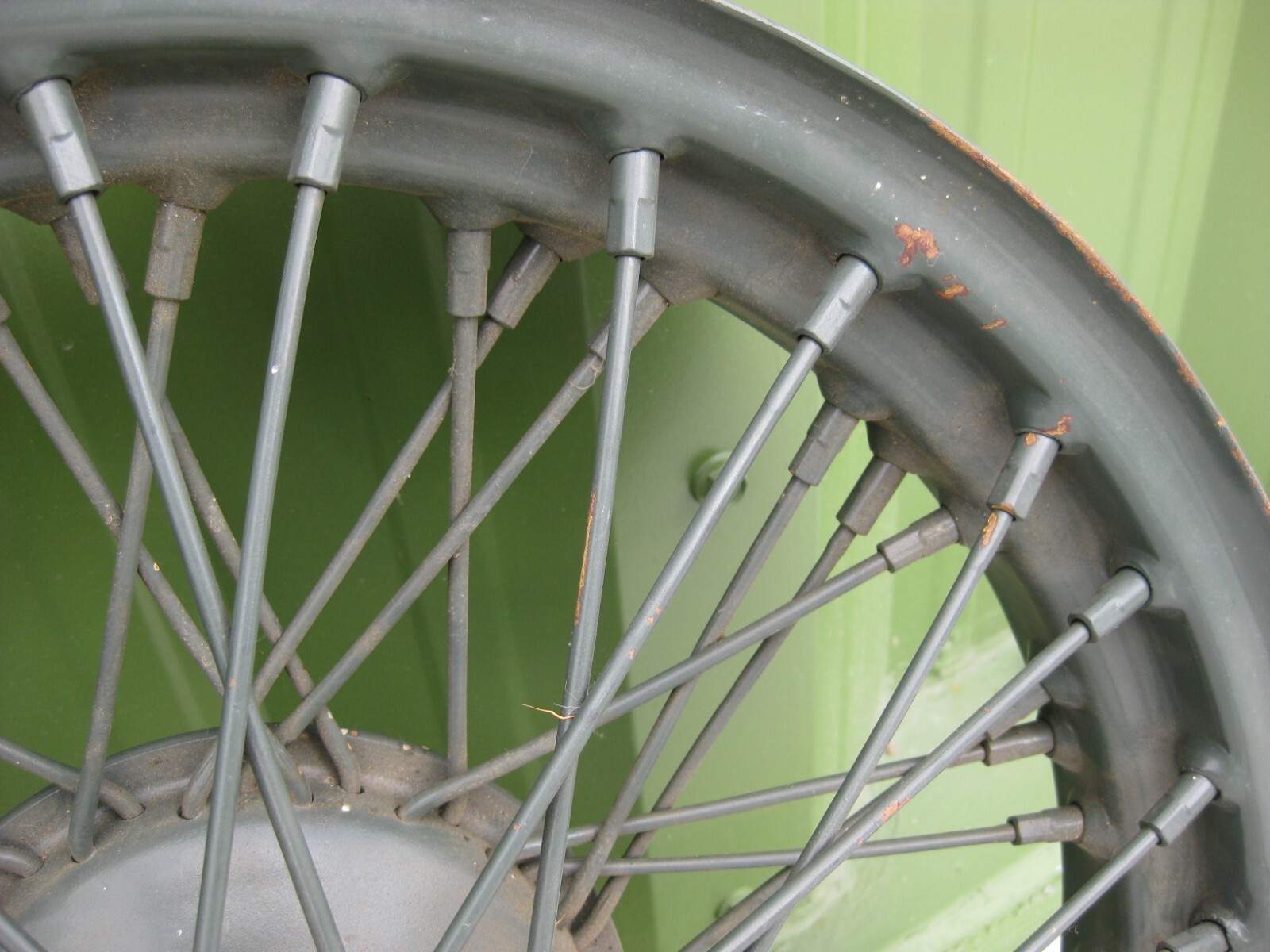 1930's PRE WAR BUGATTI TYPE 57 SC 57SC T57 FIRESTONE 18" SPOKE WHEELS RIMS ORIG!