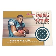 2005 Bowman Fabric of the Future Gold 20/100 Ryan Moats #RM Rookie RC