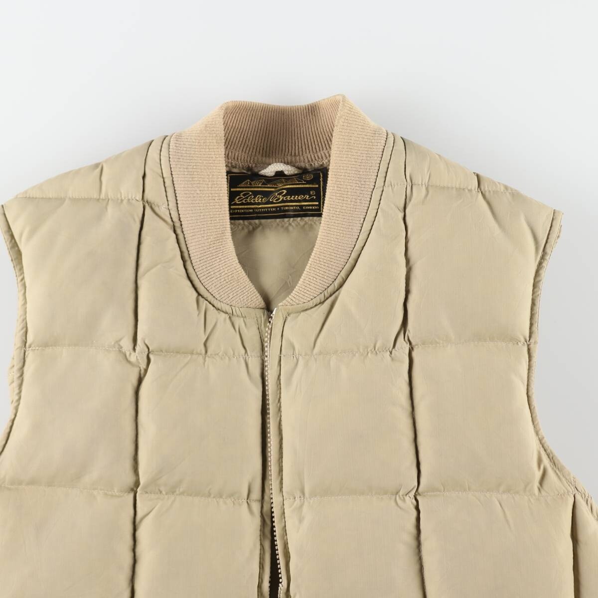 70s〜 Eddie Bauer down vest
ダウンベスト 70s~80'S Eddie Bauer Black Tag Canadian Vest Down Vest Men's