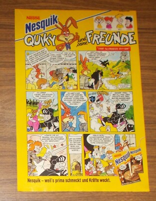 Rare Advertising NESQUIK The Black Knight Comic 1992