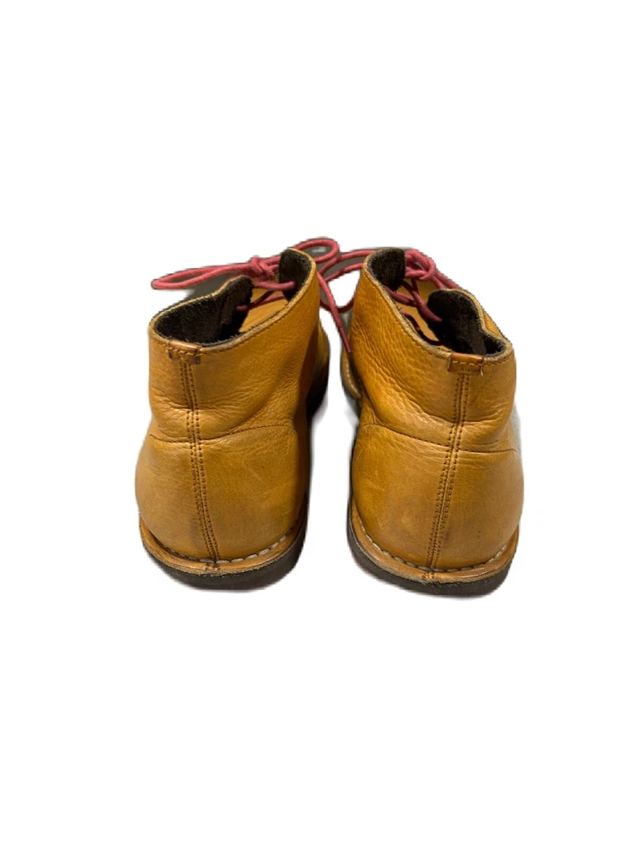 Cole Haan Chukka Botas 11.5 Para Hombres Cuero Tostado Camel Rojo Zapatos con Cordones Preppy Foto 4 de 4