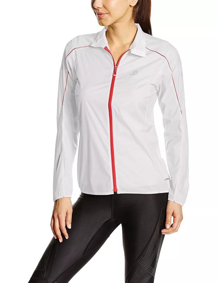 NEW Salomon Light Trail Jacket (Women, White, Large) | eBay