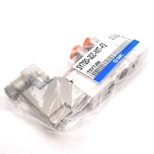 SMC SY7120-3DZ-N11T-F2 Solenoid Valve, 2-Position 5-Port, 110VAC, 0.15-0.7MPa
