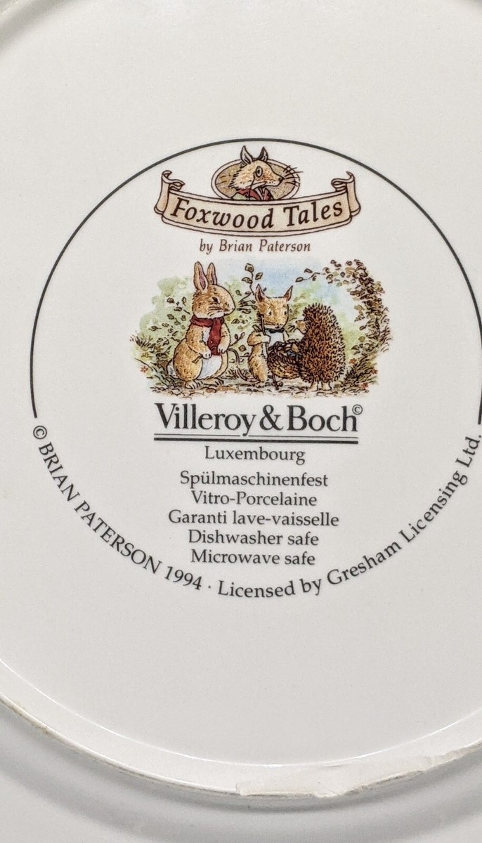 Villeroy & Boch FOXWOOD TALES Brian Paterson Dinner Salad Plates
