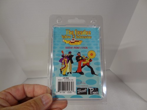 NEW NIB Sealed Subafilms Beatles YELLOW SUBMARINE Guitar Pick 6 Pack LP-TB5 - Picture 2 of 6