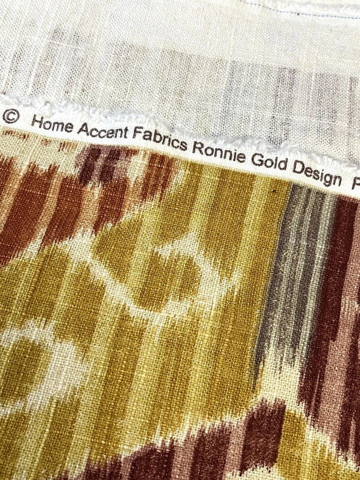 Telas de moda de tela variada, oro Ronnie, satén oriental grandes cuadrados para acolchar Foto 3 de 4