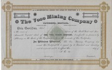The Vose Mining Company, Townsend, Montana, lata 90.