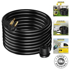 Heavy-Duty 50ft 250V Welder Extension Cord with NEMA 6-50 Plug for Outdoor Use