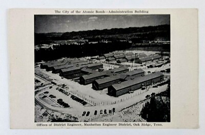 1950s Oak Ridge Tennessee Manhattan Engineer District Vintage Postcard Engineers