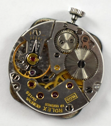 Vintage Rolex Cellini 19J 1600 Wrist Watch Movement Runs lot.d2 - Picture 4 of 5