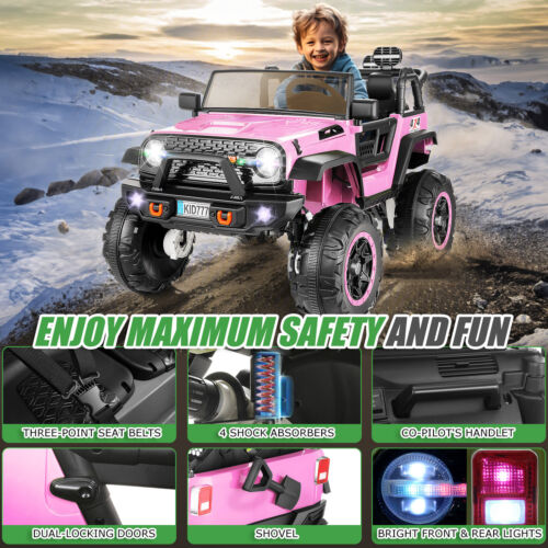 2-Seater Ride on Truck 24V 400W Kids Electric Car Ride on Toy w/ Remote Control - Picture 22 of 79