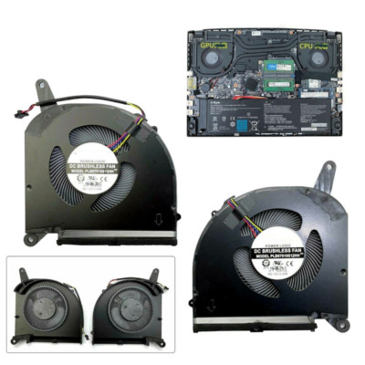 CPU GPU Cooling Fan Cooler For Gigabyte AERO15 OLED 17 RP77 RP75W RP75 RP77XA