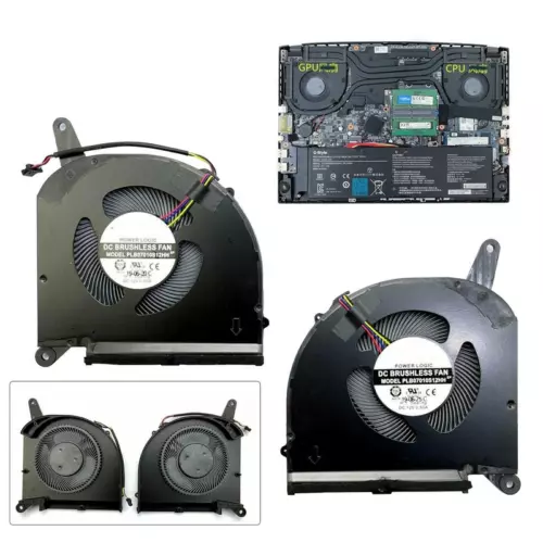 CPU GPU Cooling Fan Cooler For Gigabyte AERO15 OLED 17 RP77 RP75W/75 RP77XA LOT