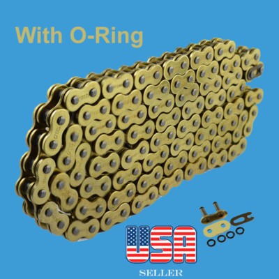 520 X 120 Links Motorcycle ATV Gold O-Ring Drive Chain 520-Pitch 120-Links - Foto 2