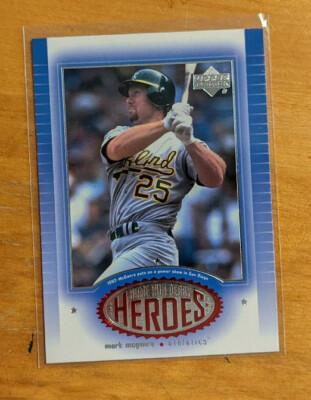 2001 Upper Deck Home Run Derby Heroes #HD9 Mark McGwire 92 Athletics