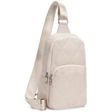 Quilted Sling Bag for Women Puffer Crossbody Bag Sling Backpack Purse Lightwe...