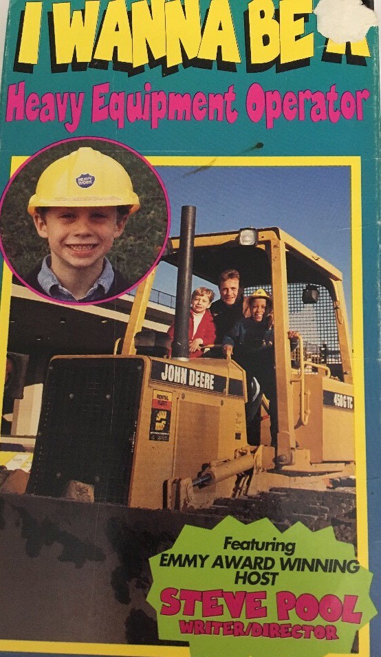 I WANNA BE A HEAVY EQUIPMENT OPERATOR VHS-TESTED-RARE VINTAGE